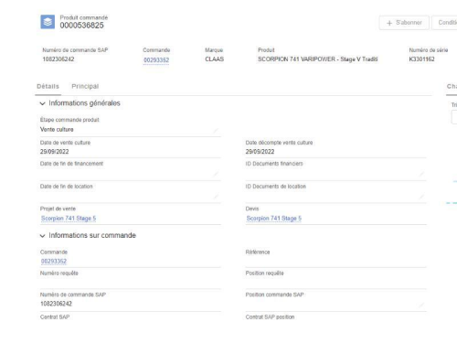 SCORPION 741VARI Claas Annonces Occasions